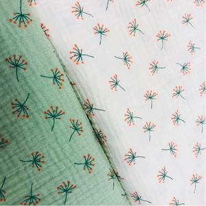 Tissu en mousseline <span class=keywords><strong>de</strong></span> <span class=keywords><strong>coton</strong></span> 100 % pur, <span class=keywords><strong>double</strong></span> <span class=keywords><strong>gaze</strong></span>, tissé uni, écologique, 120-130 g/m², pour vêtements d'enfants, vente en gros - Product Image 3