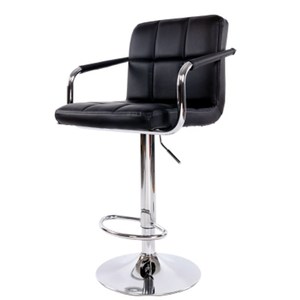 Fauteuils de salle à manger en cuir <span class=keywords><strong>blanc</strong></span> Chaises hautes de cuisine de luxe <span class=keywords><strong>Tabouret</strong></span> de bar <span class=keywords><strong>Tabouret</strong></span> de cuisine Chaises modernes Chaises îlots pivotantes - Product Image 2