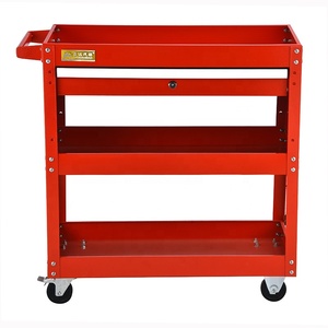 Chariot à outils à main industriel à 3 couches de haute qualité avec tiroirs organisateur de Garage d'<span class=keywords><strong>atelier</strong></span> - Product Image 3