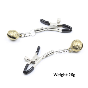 Morsetto per clitoride con morsetto Fetish in metallo regolabile per stimolazione sessuale giocattoli sessuali per adulti - Product Image 5