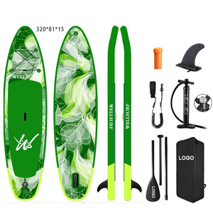 <span class=keywords><strong>Planche</strong></span> à pagaie debout en PVC double couche portable Matériau de tréfilage épaissi <span class=keywords><strong>Planche</strong></span> de <span class=keywords><strong>surf</strong></span> et de yoga gonflable - Product Image 2