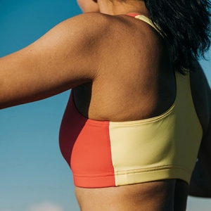 Top Deportivo Transparente para Entrenamiento, Top de Maternidad, Top Bandeau Sin Costuras, Top de Baño con Copas Cosidas, Sujetador Deportivo de Compresión - Product Image 3