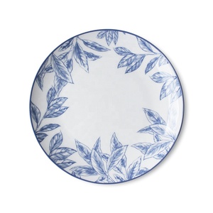 Hot Selling Wedding Chinese Charger Plate Blue and White Porcelain Style <b>Dinnerware</b> Set China Dinner Plate - Product Image 6