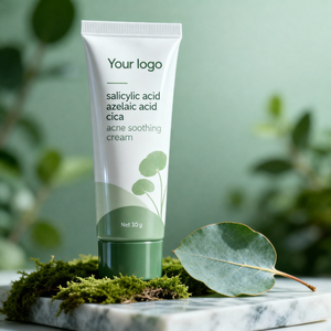 En stock, lot en gros, crème apaisante contre l'acné, acide salicylique, acide azélaïque, Cica, professionnelle, premium, naturelle, douce, efficace, avancée - Product Image 3