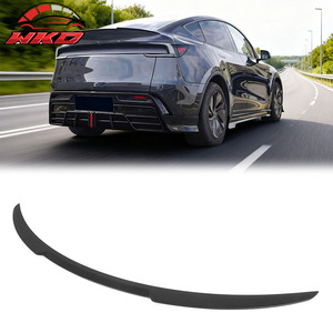 Convient pour Tesla Model Y Juniper 2026 Aileron de coffre style V Noir mat - Product Image 1