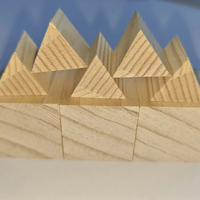 Bâtonnets en bois de pin naturel lisse et sablé, rectangulaires, pour projets d'art DIY faits à la main et utilisation en parc