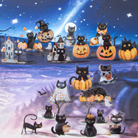 Lot de 20 autocollants par lot Blackia Mini Diary Series, autocollants de décoration pour journal manuscrit sur le thème du chat