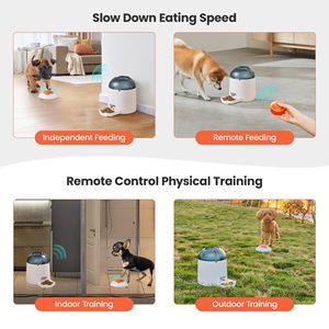 Juguete Dispensador de Comida para Perros, Interactivo, Ecológico, Fácil de Limpiar, Dispensador Automático de Golosinas con Control Remoto - Product Image 5