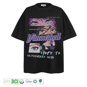 T-shirt uni pour homme, manches courtes, 100% coton, qualité extensible, lavable, écologique, respirant, séchage rapide, col rond, décontracté - Product Image 3