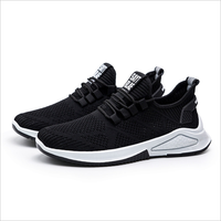 Chaussures de course pour hommes respirantes et tendance à lacets, avec semelle extérieure en plastique, vente en gros pour l'automne