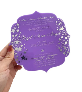 Miroir en acrylique métallique moderne personnalisé pour mariages élégants accessoires de scène de douche de mariée romantique étanche avec logo personnalisé - Product Image 2