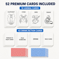 Jeu de cartes personnalisé en gros pour adultes – Jeu de société amusant pour fêtes, cartes de défis et de rupture de glace pour bars, clubs et événements sociaux (vente en gros)
