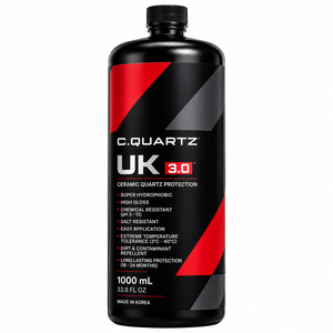CQUARTZ UK 3.0 1000ML น้ำยาเคลือบเซรามิกนาโนสำหรับรถยนต์ คุณภาพระดับมืออาชีพ ให้ความเงางามสูง ป้องกันน้ำเกาะ ติดทนนาน ปกป้องสีรถยนต์ - Product Image 1