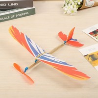 Syh1675 Thunderbird, modèle d'avion à propulsion par bande plastique, hélicoptère, modèle éducatif à assembler soi-même, unisexe, à partir de 14 ans