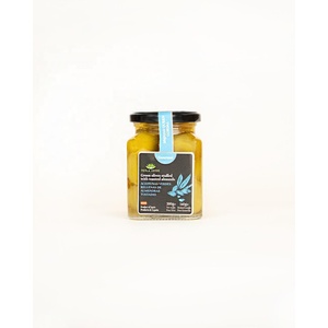 Olives vertes Perla Verde farcies aux amandes grillées 300g Poids net Origine Espagne - Product Image 1