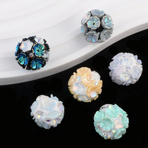 2025 Offre Spéciale fleur de Lotus perles acryliques couleurs mélangées 20mm perles en plastique pour créatif bricolage stylo fabrication de bijoux-pour Bracelet - Product Image 1