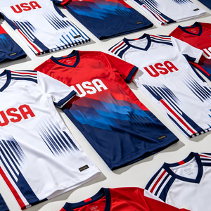 Nueva Camiseta de Fútbol 2026 de EE. UU., México, Giménez, Canadá, Davies, con Bordado, Malla Transpirable, para Fanáticos - Product Image 1
