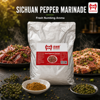 Poudre d'assaisonnement marinade au poivre du Sichuan pour steak de porc, steak de bœuf, côtelette d'agneau, aile de poulet, 5kg, 20kg, 25kg, en vrac, pour la restauration