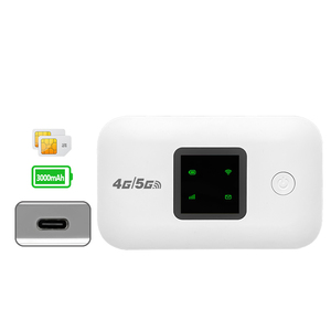 MAX 8 Users Global Equipment Type-C 4G 5G Portable Unlocked Router SIM Card Slot Mini 3000mAh Pocket WiFi 4G Router Mifis Wifi - Product Image 1