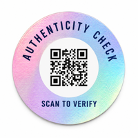 Autocollant de sécurité personnalisé avec code QR holographique, anti-contrefaçon, résistant à l'eau, en PET, inviolable, avec traçabilité