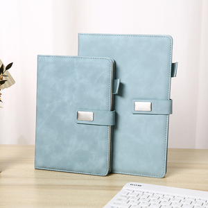 Agenda de bureau personnalisé en PU avec bouton magnétique A5/B5, carnet épais de haute qualité, carnet de notes, carnet de comptabilité, cadeau - Product Image 6