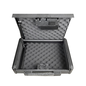 Coffre-fort anti-vol <span class=keywords><strong>Ilock</strong></span> T6 avec lecteur d'empreintes digitales et serrure à clé, portable pour la maison et la voiture, pour bijoux, argent liquide et documents d'assurance - Product Image 3