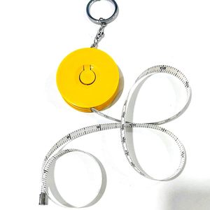 Cinta métrica retráctil de 1.5 metros, diseño portátil para medir tres circunferencias, altura y uso diario. - Product Image 2