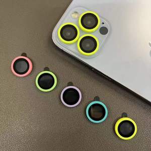 EW Item-protector de lente de cámara, vidrio templado de cámara luminoso de cerámica para 13 Pro para iPhone 12, <span class=keywords><strong>cubierta</strong></span> de lente de cámara para iPhone 11 - Product Image 1