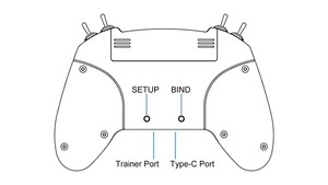 Émetteur radio BETAFPV LiteRadio 2 <span class=keywords><strong>SE</strong></span> ExpressLRS 2.4G CC2500 8CH, simulateur, joystick, télécommande, drone Cetus - Product Image 6