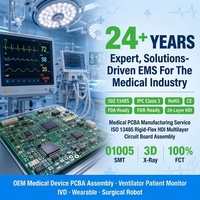 Service EMS Personnalisé pour l'Assemblage de Cartes PCB/PCBA d'Équipements Médicaux Respiratoires d'Urgence, Fichiers Gerber, Liste BOM – Service Complet