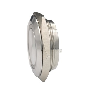 Ip67 30Mm Platte Ronde Kop 12V Kortstondige Ring Verlichte Metalen Drukknopschakelaar - Product Image 4