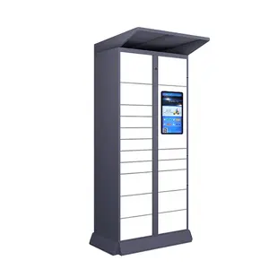 Outdoor waterproof 21.5-inch touch screen smart express cabinet Package cabinet Electronic wallet payment main cabinet