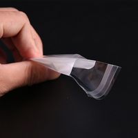 Emballage personnalisable transparent en BOPP imprimé en héliogravure, anti-odeur, de qualité alimentaire, avec fermeture auto-adhésive, pour pâtisserie, cadeaux et bonbons