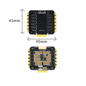 60A G071 64MHz PWM มอเตอร์ DC แบบไร้แปรง4in1เครื่องควบคุมความเร็ว ESC 3-6S สำหรับโรเตอร์หลายใบพัดรุ่นโดรน FPV RC - Product Image 4