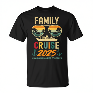 Camiseta familiar para crucero 2025, camiseta a juego para vacaciones de verano en grupo - Product Image 2