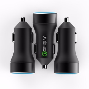 Verbraucher Mobilen Zubehör <span class=keywords><strong>2</strong></span> Ports QC <span class=keywords><strong>3</strong></span>,0 Auto Ladegerät Dual USB Auto Ladegerät - Product Image 2
