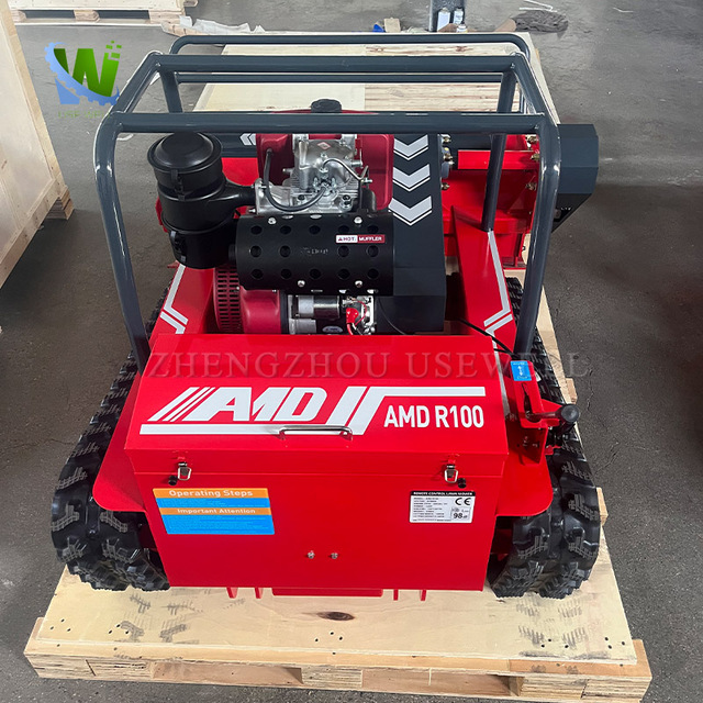 Source Factory High-Endurance Tracked Automatic Weeding Robot All-terrain Mowing and Brushing