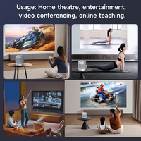 M9-D Full HD Smart Wifi Projecteur 4K Home Cinéma Portable Mini Android Jeu Vidéo Projecteurs de Téléphone Mobile Extérieur Led Proyector