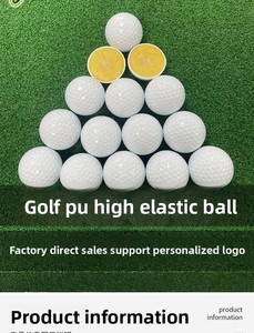 Pelotas de Golf Nuevas de Doble Capa de Caucho Sintético PU, Grado Competición, Alto Rendimiento, Vuelo Estable, 332 Hoyos, Impresas - Product Image 6