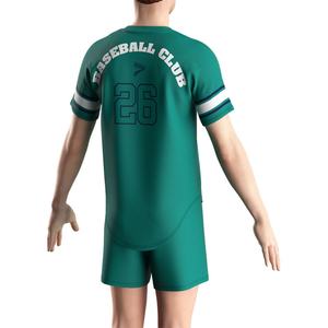 Camisetas de Béisbol Personalizadas con Bordado, Camisetas de Béisbol con Cuello en V para Hombre, Diseño de Chico Japonés en Uniforme - Product Image 6