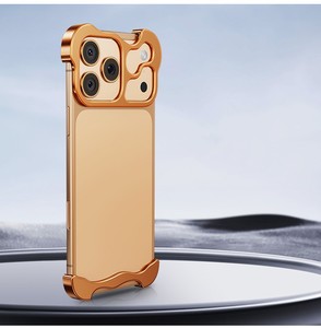 สินค้าใหม่ฝาครอบโทรศัพท์<span class=keywords><strong>มือ</strong></span><span class=keywords><strong>ถือ</strong></span>สำหรับ iPhone 17 Air 17 PRO MAX <span class=keywords><strong>เคส</strong></span>กันกระแทกอลูมิเนียมอัลลอยด์หรูหราพร้อมเลนส์ป้องกัน - Product Image 2