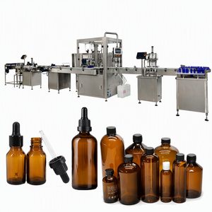 Máquina Automática de Llenado y Tapado de Botellas de Vidrio con Gotero de 10ml-100ml <span class=keywords><strong>para</strong></span> Línea de Producción de Aceite Esencial y Aceite de Cáñamo - Product Image 1