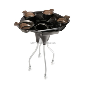 New Deign Salon Furniture Acrylic Hair Salon Tray Multi-Functional With Dye Bowl Beauty Salon <strong>Trolley</strong> - Product Image 2