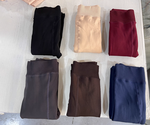 Women's Winter Thick Leggings Breathable Thermal Fleece <strong>Lined</strong> <strong>Tights</strong> Sexy Print Workout Trousers With Inside Thicken <strong>Fur</strong> Warm - Product Image 3