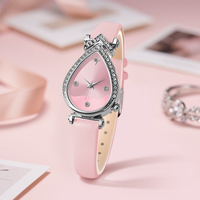 Reloj de Pulsera de Cuarzo W013 para Mujer, Correa de Cuero a Juego, Popular, Venta al por Mayor, Reloj de Mujer Barato
