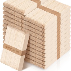 Fabricante de palitos de helado de madera extra pequeños y ecológicos, cucharas de paletas <span class=keywords><strong>Jumbo</strong></span> desechables, manualidades DIY 2 4 5 6 8 piezas - Product Image 2