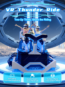 Juego de carreras de motos 9D, simulador de realidad virtual 9D, asientos dobles, máquina electrónica 9D Vr, juego arcade Vr Thunder Knight - Product Image 5