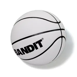 एओलान सफेद रंग आकार 5/6/7 चमड़े की बास्केटबॉल बास्केटबॉल गेंद