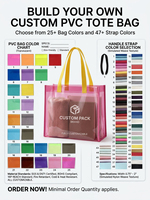 Bolsas de Compras de PVC Transparente con Logotipo Personalizado, Holográficas, Impermeables, con Diseño de Bolsa de Mano para Mujer
