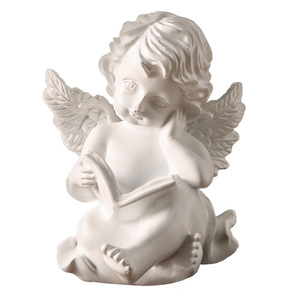 Mystic Arts Angel Figurine Set Resin White 4 Pieces Decorative Home Church Desktop Ornament - Product Image 5